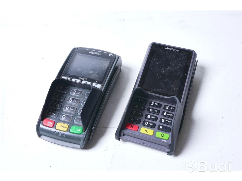 2 st. Kortterminal Ingenico iPP350 och Verifone P400 Plus