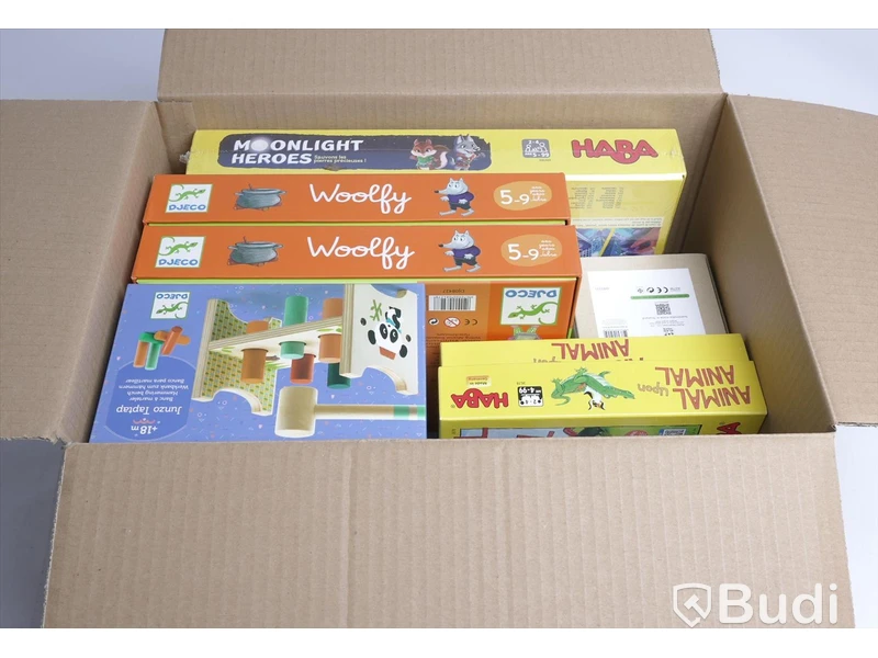 Diverse leksaker och spel