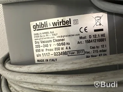 Dammsugare Ghibli & Wirbel 650W
