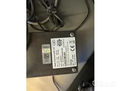 Kassasystem med kassalåda, kvittoskrivare, betalterminal, scanner.