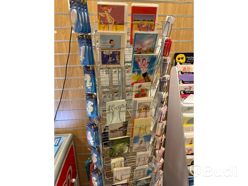 Kortställ inkl kort samt ballongställ.