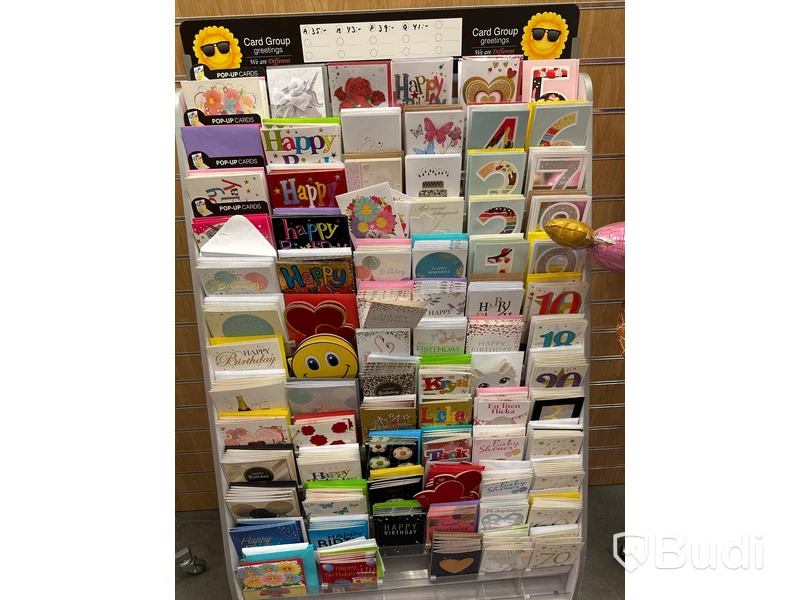 Kortställ inkl kort samt ballongställ.