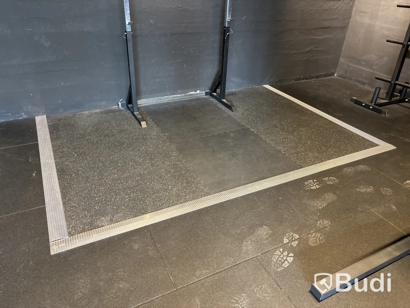 Golv för tyngslyftning - 200x300 cm