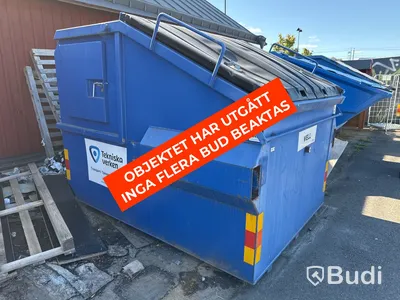 Container BNS med luckor 7,5 m3