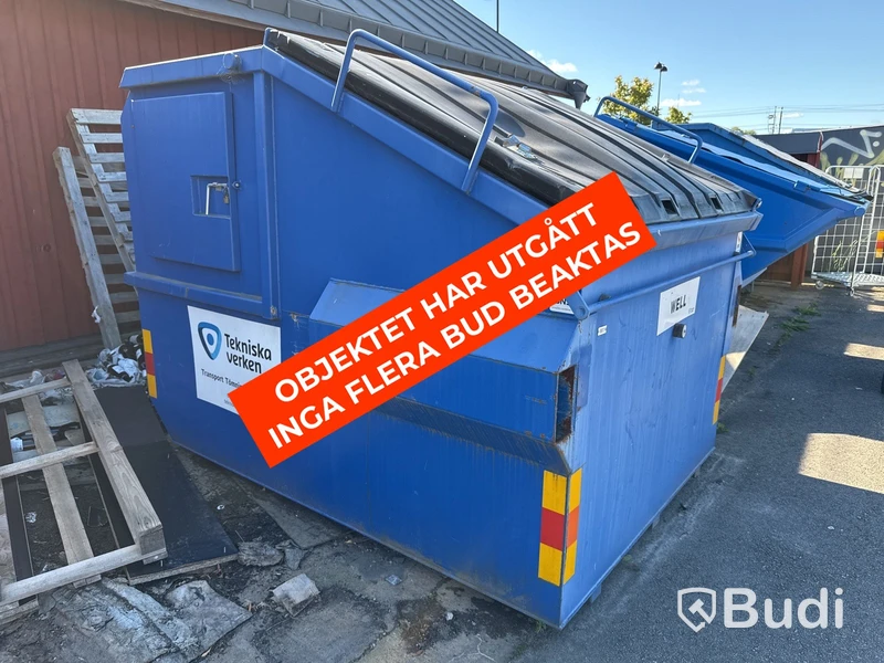 Container BNS med luckor 7,5 m3