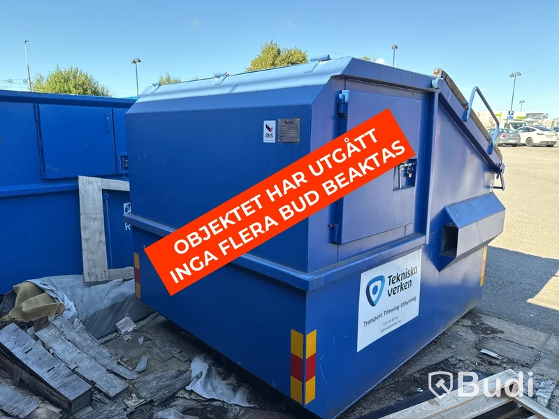 Container BNS med luckor 7,5 m3