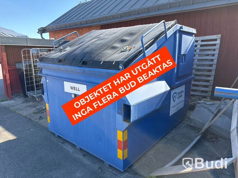 Container BNS med luckor 7,5 m3