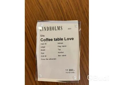 Kaffebord Sits Love.  Ord. pris inkl. moms: ca 11 990 kr