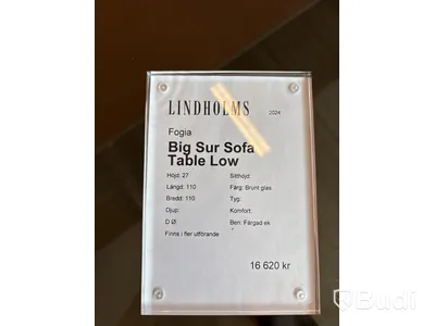 Soffbord Fogia Big Sur Sofa Table.  Ord. pris inkl. moms: ca 16 620 kr