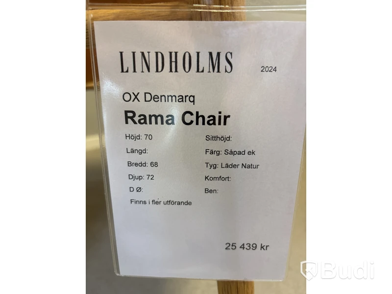 Fåtölj OX Denmarq Rama Chair. Ord. pris inkl. moms: ca 25 439 kr