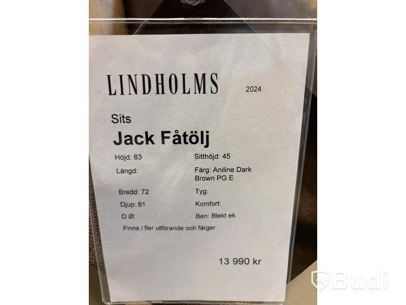 Fåtölj Sits Jack. Ord. pris inkl. moms: ca 13 990 kr