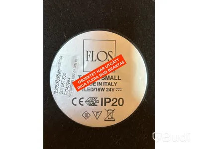 Lampa FLOS Taccia. Ord. pris inkl. moms: ca 10.000 kr