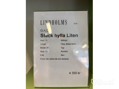 Hylla Stack G.A.D. Ord. pris inkl. moms: ca 4350 kr