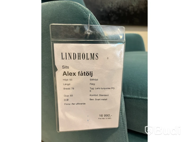 Fåtölj Sits Alex  inkl. fotpall. Totalt ord. pris inkl. moms: 24 480 kr