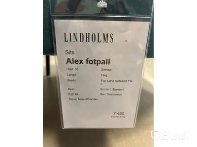 Fåtölj Sits Alex  inkl. fotpall. Totalt ord. pris inkl. moms: 24 480 kr