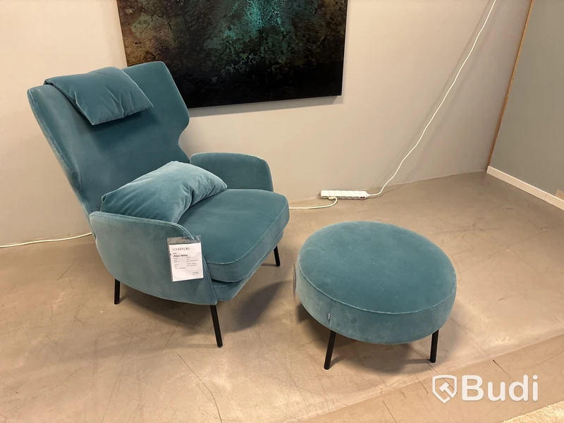 Fåtölj Sits Alex  inkl. fotpall. Totalt ord. pris inkl. moms: 24 480 kr