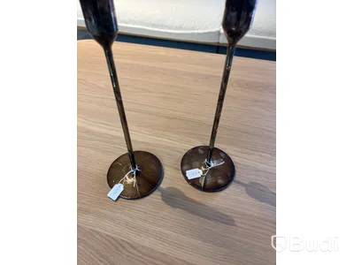 2 st. Ljusstakar Skultuna, Totalt ord. pris inkl. moms: ca 3350 kr