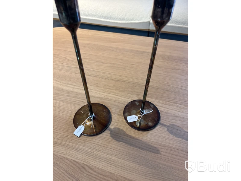2 st. Ljusstakar Skultuna, Totalt ord. pris inkl. moms: ca 3350 kr