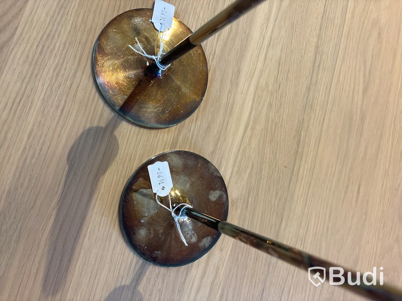 2 st. Ljusstakar Skultuna, Totalt ord. pris inkl. moms: ca 3350 kr