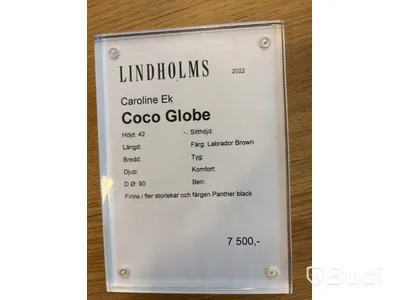 Soffbord Caroline Ek Coco Globe. Ord. pris inkl. moms: ca 7500 kr