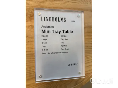 Brickbord Andersen Mini Tray Table. Ord. pris inkl. moms: ca 2419 kr