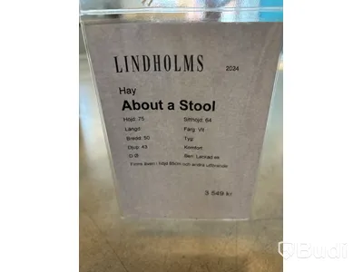 2 st. pall Hay About a Stool. Ord. pris inkl. moms: ca 7100 kr