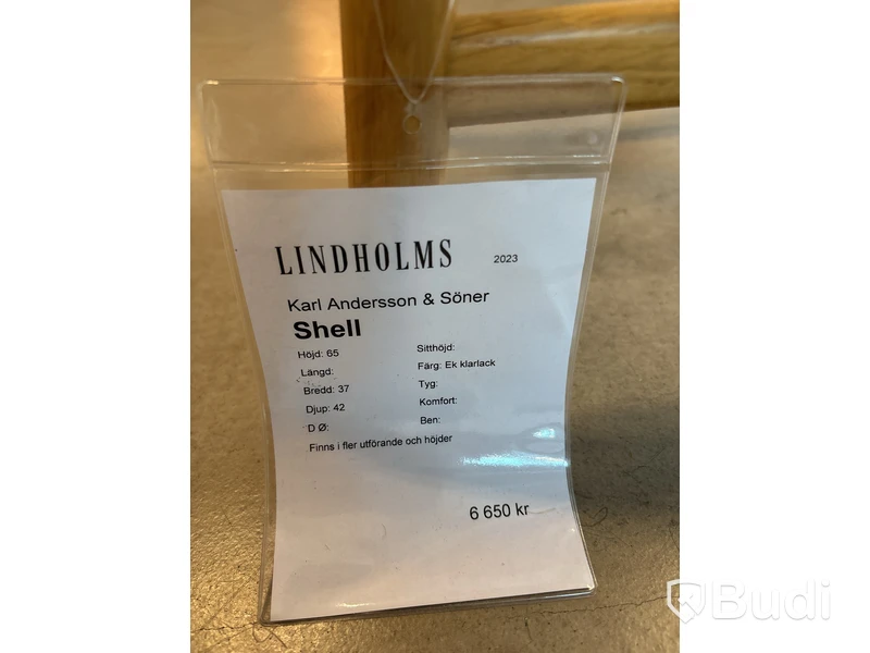 Pall Karl Andersson & Söner Shell. Ord. pris inkl. moms: ca 6650 kr
