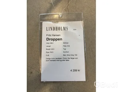 Stol Fritz Hansen Droppen. Ord. pris inkl. moms: ca 4299 kr