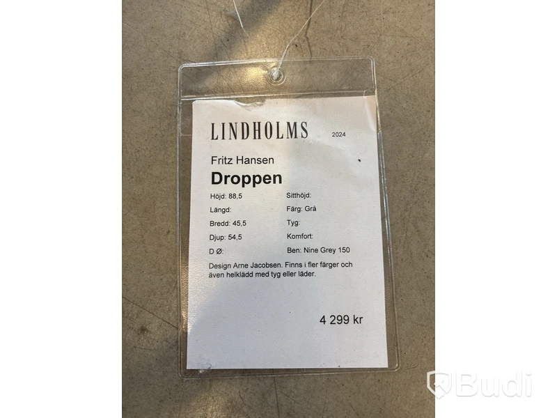 Stol Fritz Hansen Droppen. Ord. pris inkl. moms: ca 4299 kr
