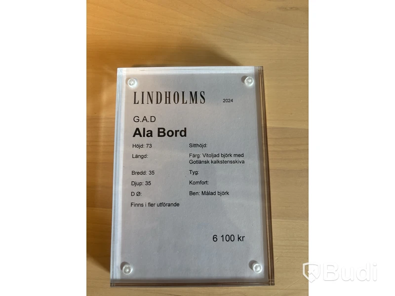 Bord G.A.D. Ala. Ord. pris inkl. moms: ca 6100 kr