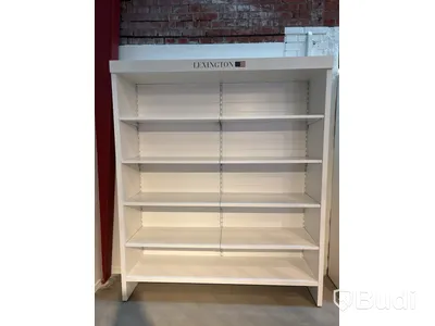 2 st. Butikshyllor Lexington. Ordinarei pris inkl. moms: ca 3000 kr