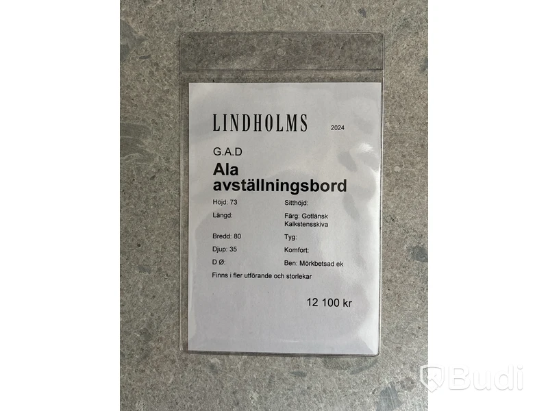 Avställningsbord ALA. Ord. pris inkl. moms: ca 12 100 kr