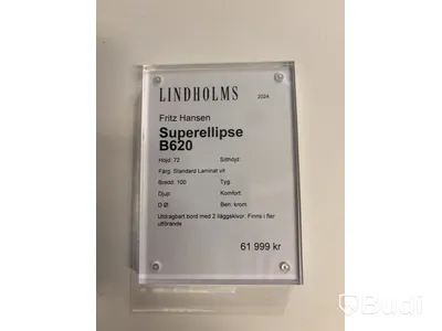 Matbord Fritz Hansen Superellipse B620. Ord. pris inkl. moms: ca 61999 kr
