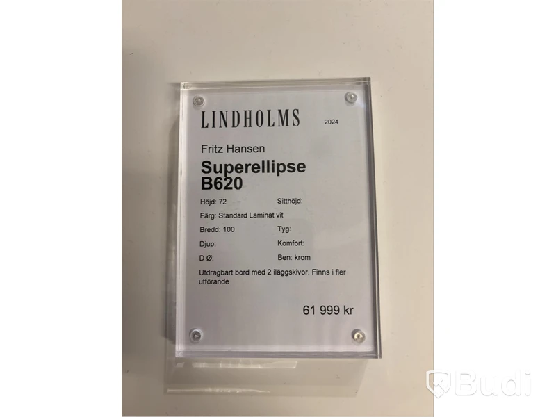 Matbord Fritz Hansen Superellipse B620. Ord. pris inkl. moms: ca 61999 kr