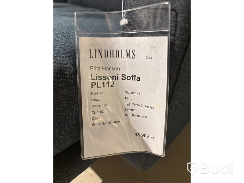Soffa Lissoni PL112, Fritz Hansen. Ord. pris inkl. moms: ca 95 999 kr