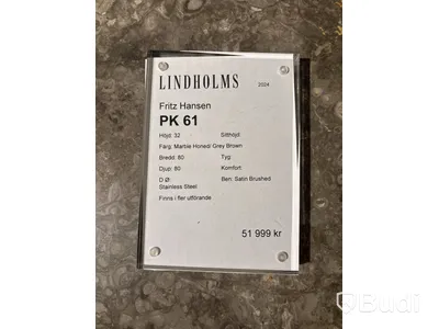 Marmorbord Fritz Hansen PK 61. Ord. pris inkl. moms: ca 51 999 kr
