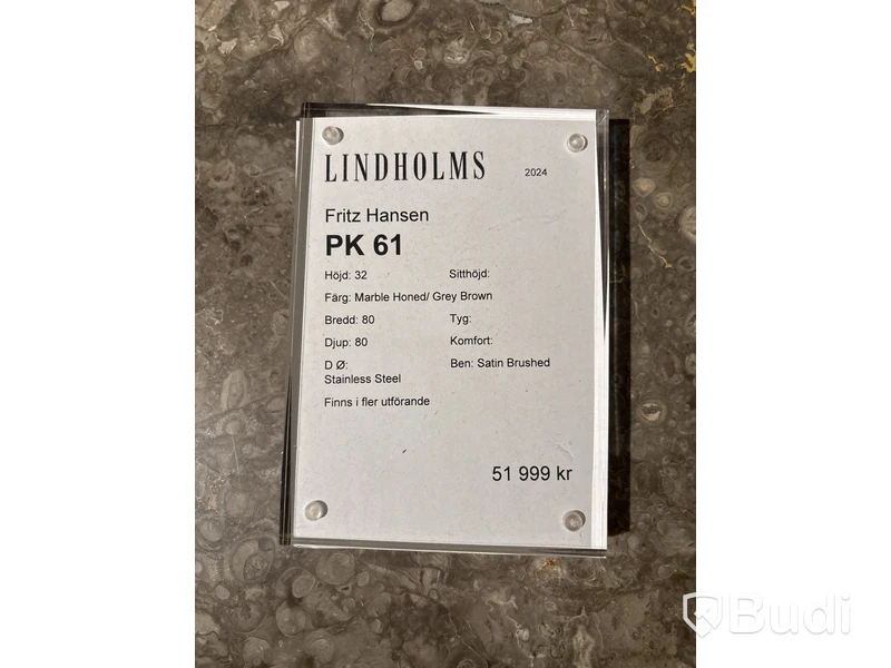 Marmorbord Fritz Hansen PK 61. Ord. pris inkl. moms: ca 51 999 kr