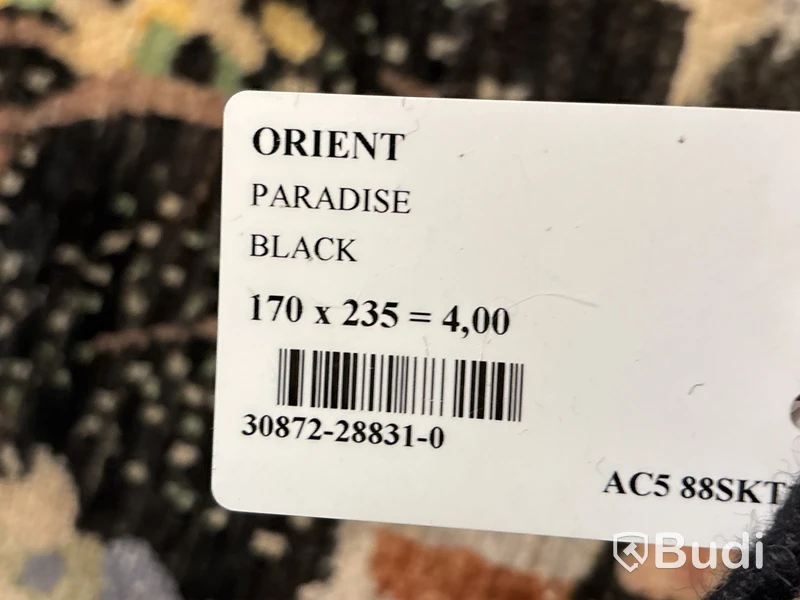 Matta Orient Paradise Black. Ord. pris inkl. moms: ca 9000 kr