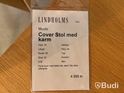 4 st. Karmtolar Muuto Cover. Totalt ord. pris inkl. moms: ca 19 800 kr