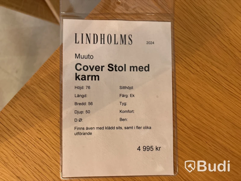 4 st. Karmtolar Muuto Cover. Totalt ord. pris inkl. moms: ca 19 800 kr