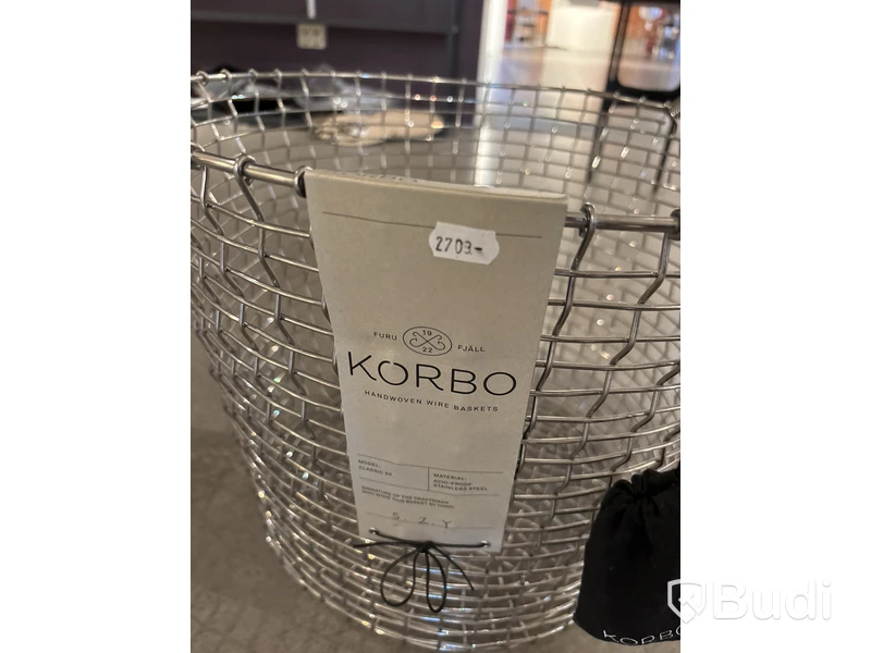 3 st. korgar Korbon, Totalt od. pris inkl. moms: ca 6395 kr
