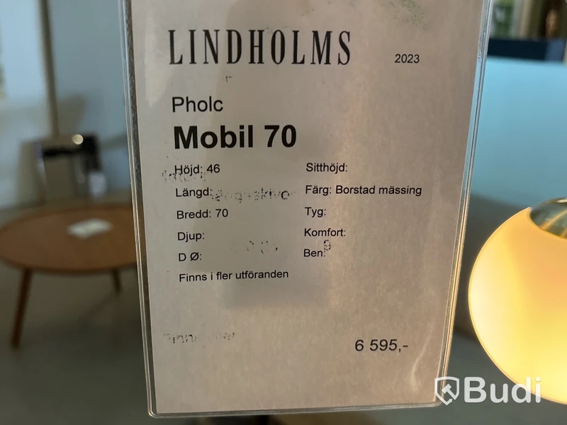Taklampa Pholc Mobil 70.  Ord. pris inkl. moms: ca 6595 kr