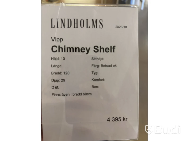 Hylla Vipp Chimney Shelf. Ord. pris inkl. moms: ca 6500 kr