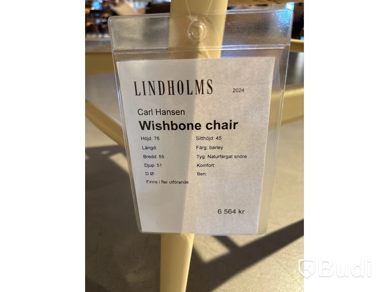 Karmstol Carl Hansen Wishbone Chaire. Ord. pris inkl. moms: ca 6564 kr
