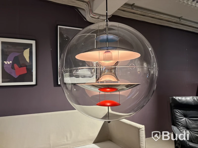 Taklampa Verpan VP Globe Pendal. Ord. pris inkl. moms: ca 20 395 kr