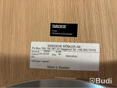 Soffbord Swedese, Christine Schwarzer. Ord. pris inkl. moms: ca 13.000 kr