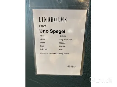 Spegel Frost Uno. Ord. pris inkl. moms: ca 6519 kr