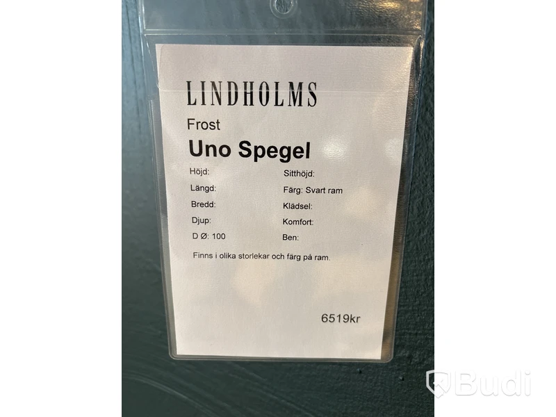 Spegel Frost Uno. Ord. pris inkl. moms: ca 6519 kr