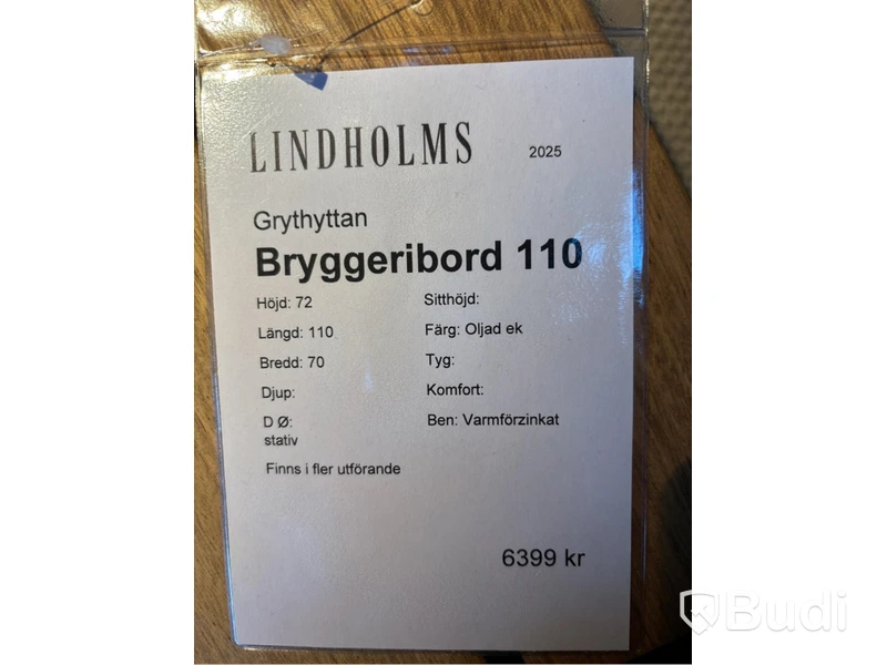 Bord, Grythyttan i oljad ek - Ord. pris inkl. moms: ca 6 399:-