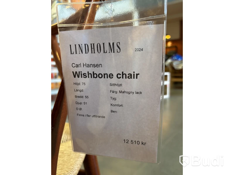 Stol Carl Hansen Wishbone - Ord. pris inkl. moms: ca 12 510 kr